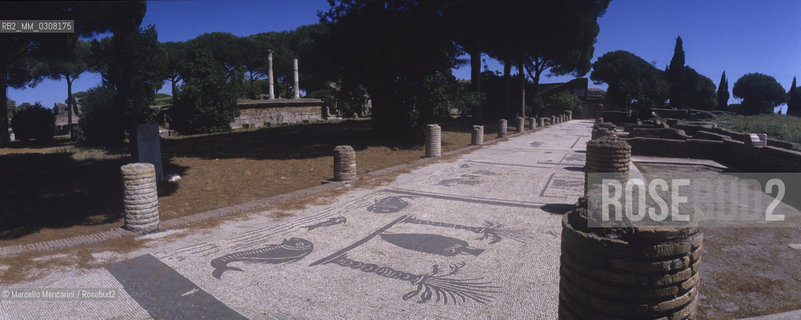 ANCIENT OSTIA, Square of the Corporations / OSTIA ANTICA, Piazzale delle Corporazioni - ©Marcello Mencarini/Rosebud2