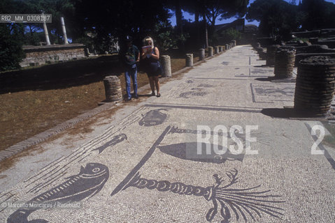 ANCIENT OSTIA, Square of the Corporations / OSTIA ANTICA, Piazzale delle Corporazioni - ©Marcello Mencarini/Rosebud2