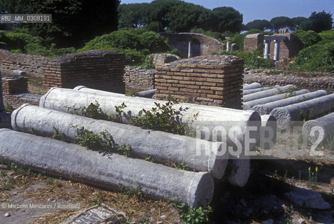 ANCIENT OSTIA, Temple of Fabri Navales (Temple of the Ship-Carpenters) / OSTIA ANTICA, Tempio dei Fabri Navales (costruttori navali) - ©Marcello Mencarini/Rosebud2