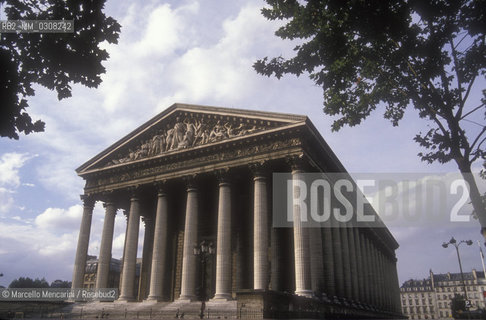 Paris, about 1985. The Madeleine church (église de la Madeleine) / Parigi, 1985 Chiesa della Maddalena (église de la Madeleine) - ©Marcello Mencarini/Rosebud2