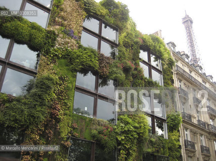 Paris, Musee du quai Branly - Museum of Arts and Civilizations on Quai Branly. Patrick Blanc’s Vertical Garden / Parigi, Museo di Arte e Civiltà Quai Branly. Muro vegetale di Patrick Blanc - ©Marcello Mencarini/Rosebud2
