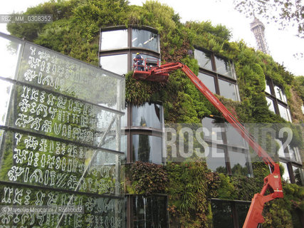 Paris, Musee du quai Branly - Museum of Arts and Civilizations on Quai Branly. Patrick Blanc’s Vertical Garden / Parigi, Museo di Arte e Civiltà Quai Branly. Muro vegetale di Patrick Blanc - ©Marcello Mencarini/Rosebud2