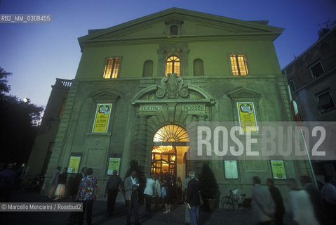 Pesaro, Rossini Opera Festival 1997. Rossini Theater / Pesaro, Rossini Opera Festival 1997. Il Teatro Rossini - ©Marcello Mencarini/Rosebud2