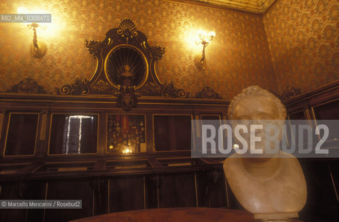 Pesaro, Rossini Opera Festival 1997. The Tempietto Rossiniano located in the seventeenth century Olivieri Palace,  purchased by the Rossini Foundation / Pesaro, Rossini Opera festival 1997. Il Tempietto Rossiniano situato nel secentesco Palazzo Olivieri, comprato  dalla Fondazione Rossini, centro di studi rossiniani - ©Marcello Mencarini/Rosebud2
