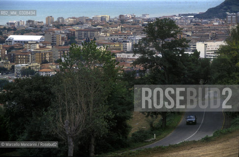 Pesaro panorama (about 1985) / Panorama di Pesaro (1985 circa) - ©Marcello Mencarini/Rosebud2