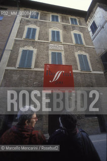 Pesaro, about 1985. Birthplace of composer Gioacchino Rossini / Pesaro, 1985 circa. Casa Natale del compositore Gioacchino Rossini - ©Marcello Mencarini/Rosebud2