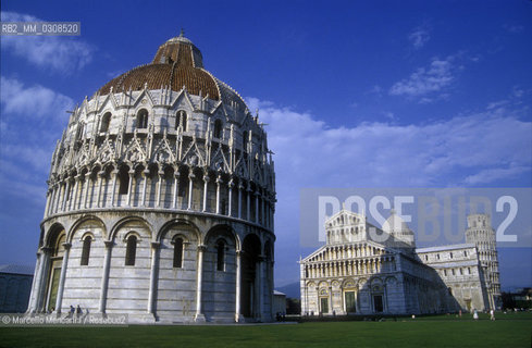 Pisa (Italy), Field of Miracles: Baptistry and Cathedral / Pisa, Campo dei Miracoli: Battistero di San Giovanni e Duomo - ©Marcello Mencarini/Rosebud2