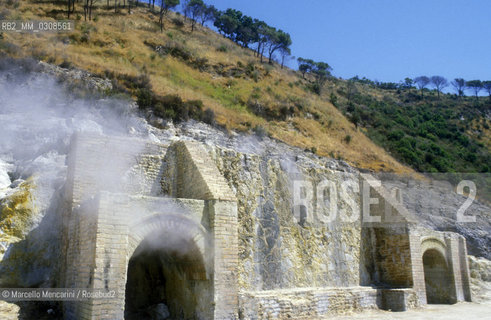 POZZUOLI (Naples). Solfatara, a natural volcanic steam vent of sulfur gases/ POZZUOLI (Napoli). Una solfatara,  emissione di vapori di gas dal sottosuolo, che produce zolfo - ©Marcello Mencarini/Rosebud2