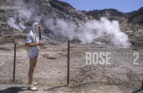 POZZUOLI (Naples). Solfatara, a natural volcanic steam vent of sulfur gases/ POZZUOLI (Napoli). Una solfatara,  emissione di vapori di gas dal sottosuolo, che produce zolfo - ©Marcello Mencarini/Rosebud2