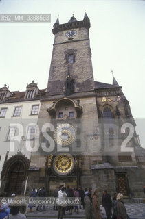 PRAGUE. Astrological Clock in the Old Town Square (Staroměstský Orloj) / PRAGA, Torre dellorologio astronomico in piazza della città vecchia (Staroměstský Orloj) - ©Marcello Mencarini/Rosebud2