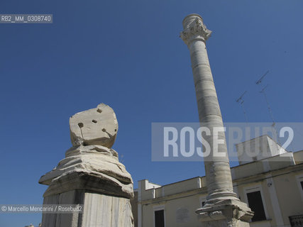 Brindisi, colonne di epoca romana che segnano la fine della via Appia - ©Marcello Mencarini/Rosebud2