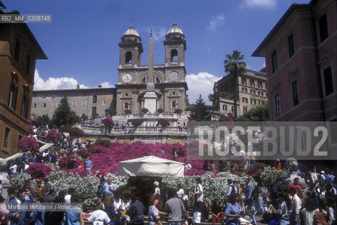 Rome, Trinità dei Monti and Spanish Steps / Roma, Trinità dei Monti e scalinata di piazza di Spagna - ©Marcello Mencarini/Rosebud2