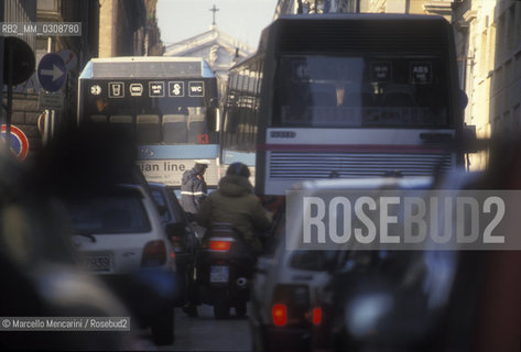 Traffic in Rome / Traffico a Roma - ©Marcello Mencarini/Rosebud2