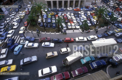 Rome, about 1985. Parking in front of Rome Opera House / Roma, 1985 circa. Parcheggio davanti al Teatro dellOpera - ©Marcello Mencarini/Rosebud2