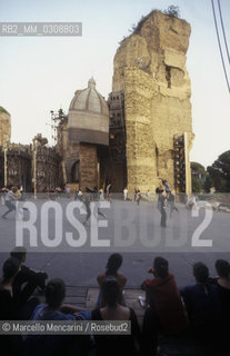 Rome, 1989. Set of Verdis Aida at Baths of Caracalla / Roma, 1989. Scenografia dellAida alle Terme di Caracalla - ©Marcello Mencarini/Rosebud2