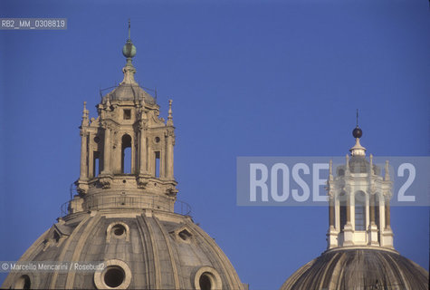 Rome, Domes of  Santa Maria di Loreto Church and Ss. Nome di Maria Church / Roma, Cupole della chiesa di Santa Maria di Loreto e della chiesa del Ss. Nome di Maria - ©Marcello Mencarini/Rosebud2
