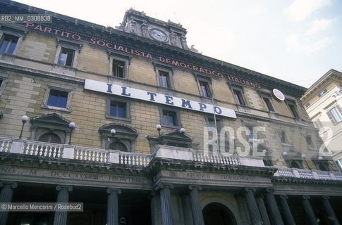 ROME, Palazzo Colonna, office of the newspaper Il Tempo, about 1991 / ROMA, palazzo colonna, sede del quotidiano Il Tempo, 1991 circa ©Marcello Mencarini/Rosebud2