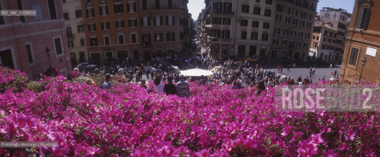 Rome, Piazza di Spagna view from Trinita dei Monti / Piazza di Spagna vista da Trinità dei Monti - ©Marcello Mencarini/Rosebud2