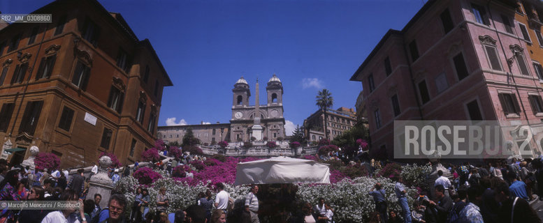 Rome, Trinita dei Monti view from Piazza di Spagna / Trinità dei Monti vista da Piazza di Spagna - ©Marcello Mencarini/Rosebud2