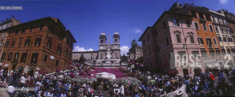 Rome, Trinita dei Monti view from Piazza di Spagna / Trinità dei Monti vista da Piazza di Spagna - ©Marcello Mencarini/Rosebud2