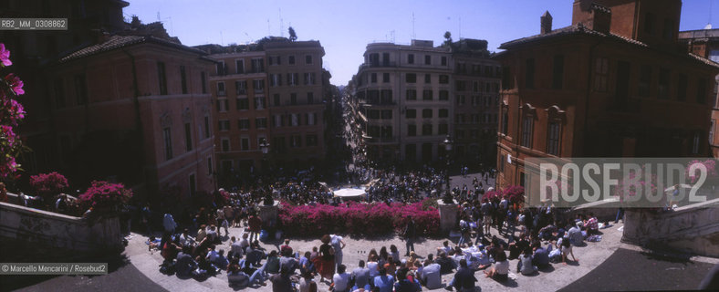 Rome, Piazza di Spagna view from Trinita dei Monti / Piazza di Spagna vista da Trinità dei Monti - ©Marcello Mencarini/Rosebud2