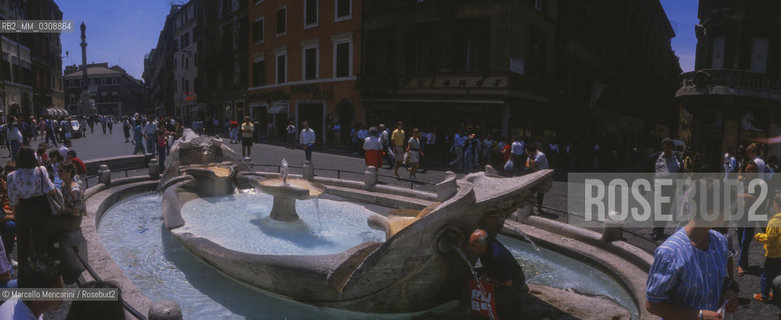 Rome, Fontana della barcaccia in Piazza di Spagna / Roma, Fontana della barcaccia in piazza di Spagna - ©Marcello Mencarini/Rosebud2