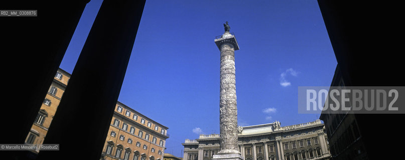Rome,  Column of Marcus Aurelius in Piazza Colonna / Roma, Colonna di Marco Aurelio in piazza Colonna - ©Marcello Mencarini/Rosebud2