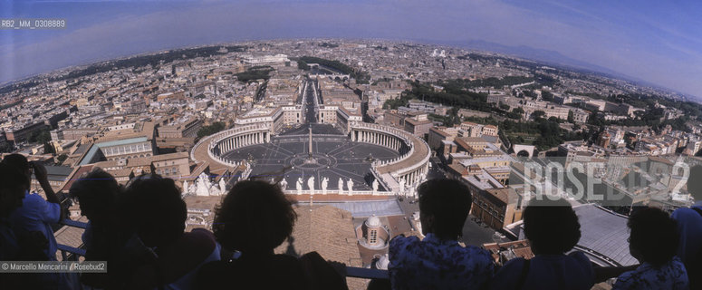 Rome. St. Peters square view from the dome of St. Peters Basilica / Roma, Veduta di piazza San Pietro dalla cupola della Basilica - ©Marcello Mencarini/Rosebud2