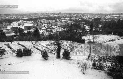 January 6, 1985. Snow in Rome / 6 gennaio 1985. Neve a Roma - ©Marcello Mencarini/Rosebud2