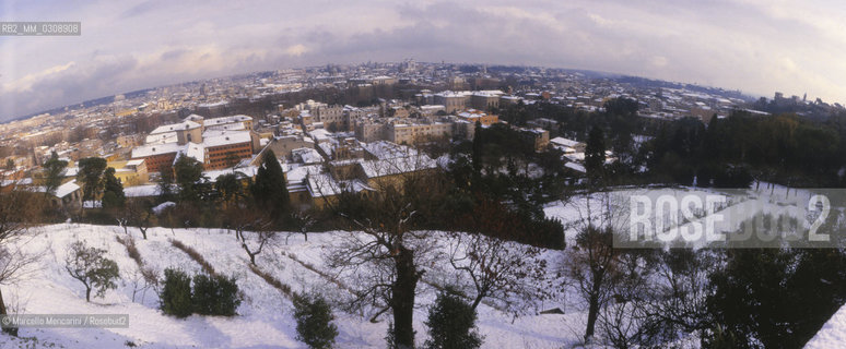 January 6, 1985. Snow in Rome / 6 gennaio 1985. Neve a Roma - ©Marcello Mencarini/Rosebud2