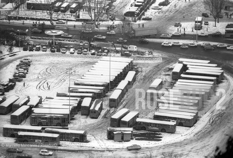 January 6, 1985. Snow in Rome / 6 gennaio 1985. Neve a Roma - ©Marcello Mencarini/Rosebud2