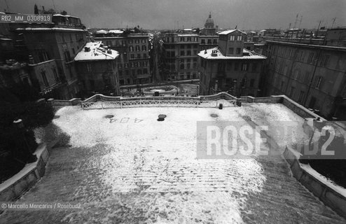 January 6, 1985. Snow in Rome / 6 gennaio 1985. Neve a Roma - ©Marcello Mencarini/Rosebud2