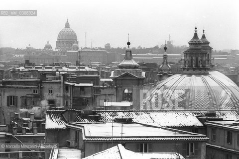 January 6, 1985. Snow in Rome / 6 gennaio 1985. Neve a Roma - ©Marcello Mencarini/Rosebud2