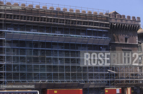 Rome, 1998. Restoration work of Palazzo Venezia / Roma, 1998. Restauro di Palazzo Venezia - ©Marcello Mencarini/Rosebud2
