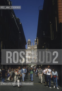 Roma, Via Condotti e Trinità dei Monti - ©Marcello Mencarini/Rosebud2