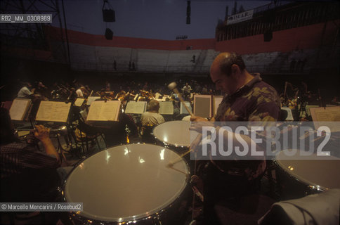 Roma, 2000. Cavea del nuovo Auditorium Parco della Musica - ©Marcello Mencarini/Rosebud2