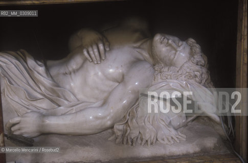 Rome, Statue of Saint Sebastian in the Church of Saint Sebastian / Roma, Statua di San Sebastiano nella Chiesa di San Sebastiano - ©Marcello Mencarini/Rosebud2