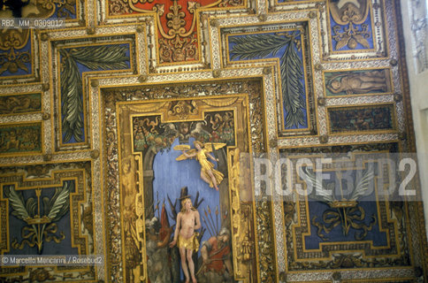Rome, Ceiling of Church of Saint Sebastian / Roma, Soffitto della chiesa di San Sebastiano - ©Marcello Mencarini/Rosebud2