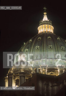 Rome, January 2000. Saint Peters Basilica / Roma, gennaio 2000. Basilica di San Pietro - ©Marcello Mencarini/Rosebud2