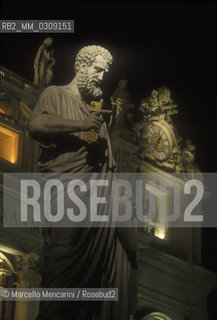 Vatican City, St. Peters statue in St. Peters Square / Città del Vaticsano, Statua di San Pietro in piazza San Pietro - ©Marcello Mencarini/Rosebud2