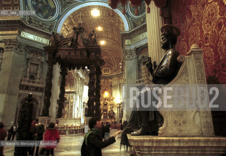 Vatican City, Interior of St. Peters Basilica / Città del Vaticano, Interno della Basilica di San Pietro - ©Marcello Mencarini/Rosebud2