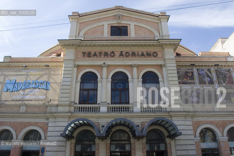 Rome. Adriano Movie Theater in piazza Cavour / Roma cinema-teatro Adriano in piazza Cavour - ©Marcello Mencarini/Rosebud2