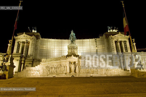 Rome, Restoration works of Altare della Patria or Vittoriano (Altar of the Fatherland or Monument to Victor Emmanuel II) / Roma, Restauro dellAltare della Patria (Vittoriano) - ©Marcello Mencarini/Rosebud2