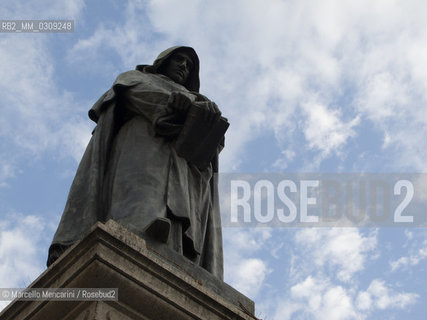 Roma, statua di Giordano Bruno in Campo dei fiori / Rome, Statue of Giordano Bruno in Campo dei fiori - ©Marcello Mencarini/Rosebud2