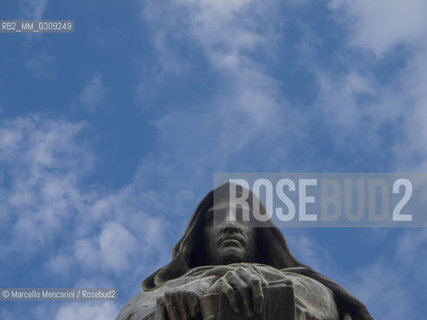 Roma, statua di Giordano Bruno in Campo dei fiori / Rome, Statue of Giordano Bruno in Campo dei fiori - ©Marcello Mencarini/Rosebud2
