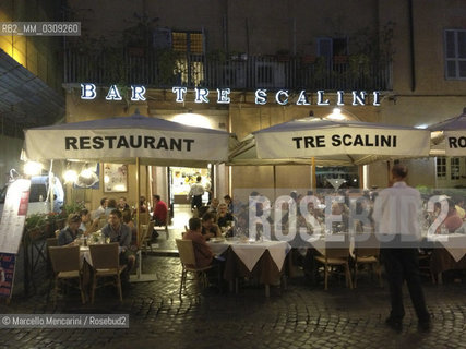 Roma, bar Tre scalini in piazza Navona - ©Marcello Mencarini/Rosebud2