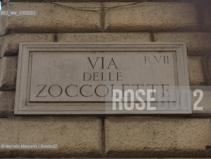 Roma, via delle Zoccolette - ©Marcello Mencarini/Rosebud2