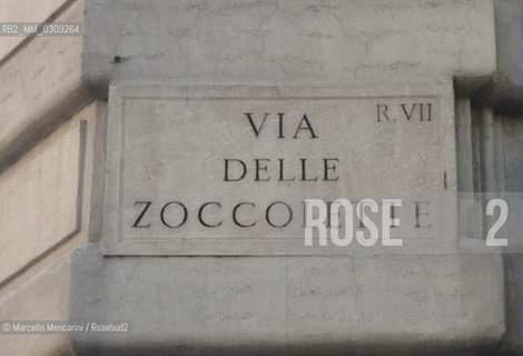 Roma, via delle Zoccolette - ©Marcello Mencarini/Rosebud2