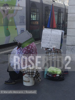 Rome, Homeless in Largo Argentina / Roma, Clochard in Largo Argentina - ©Marcello Mencarini/Rosebud2