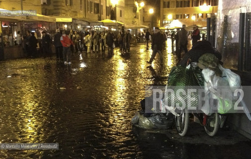 Rome, Campo dei Fiori at night / Roma, Campo dei Fiori di notte - ©Marcello Mencarini/Rosebud2
